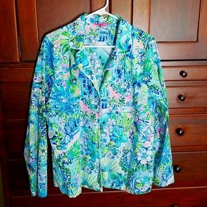 Lilly Pulitzer pajama top